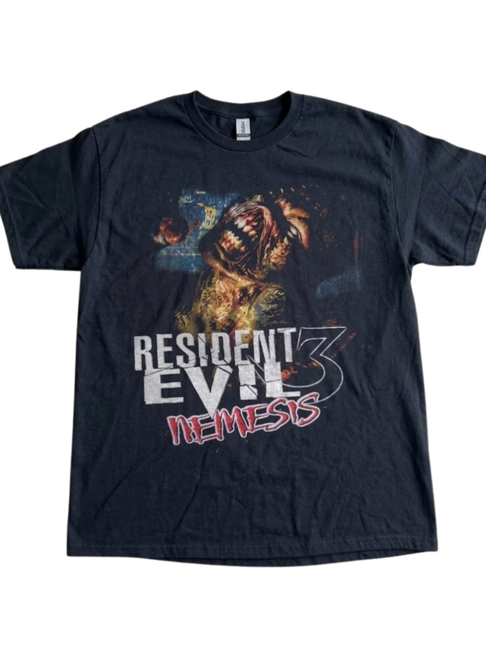 Gildan Black Resident Evil 3 Nemesis Graphic Tee